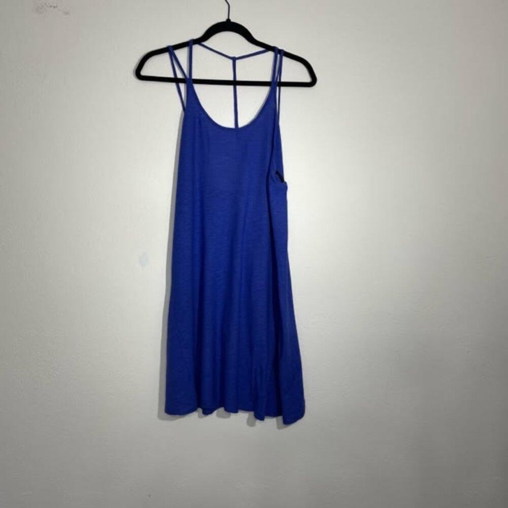 Michelle by Comune Royal Blue Strappy Back Swing Dress Small NWT